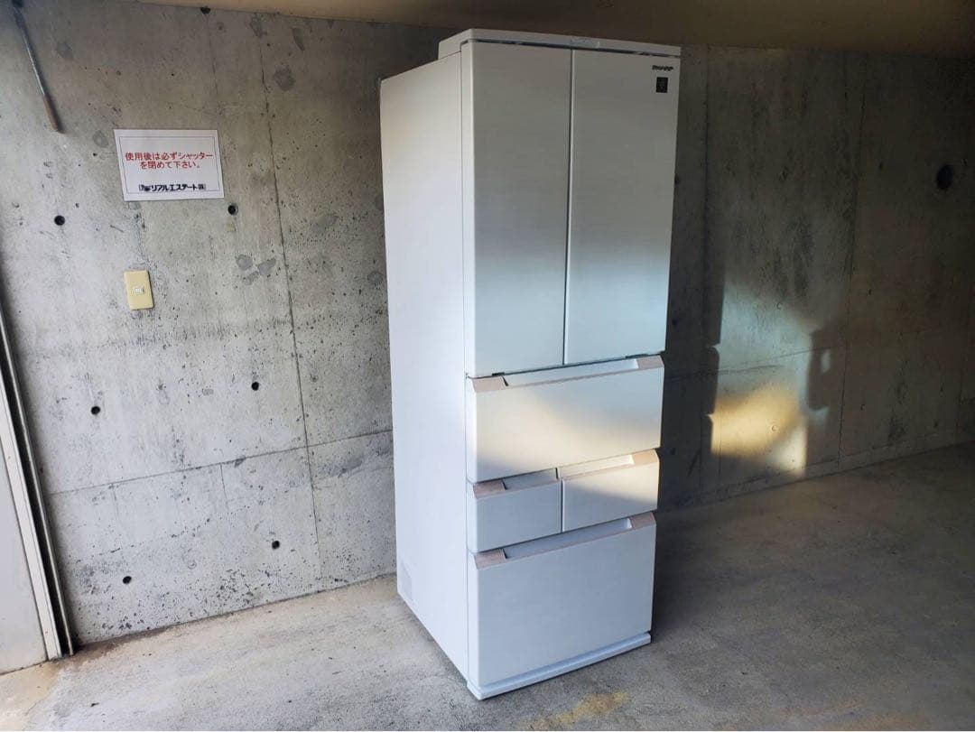 冷蔵庫 SHARP SJ-MF50J フレンチドア 6ドア 504L 22年製