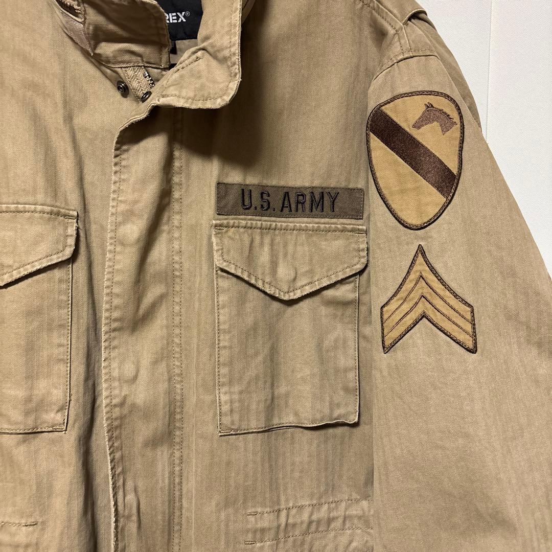 AVIREX M-65フィールドジャケット VINTAGE WASHミリタリー