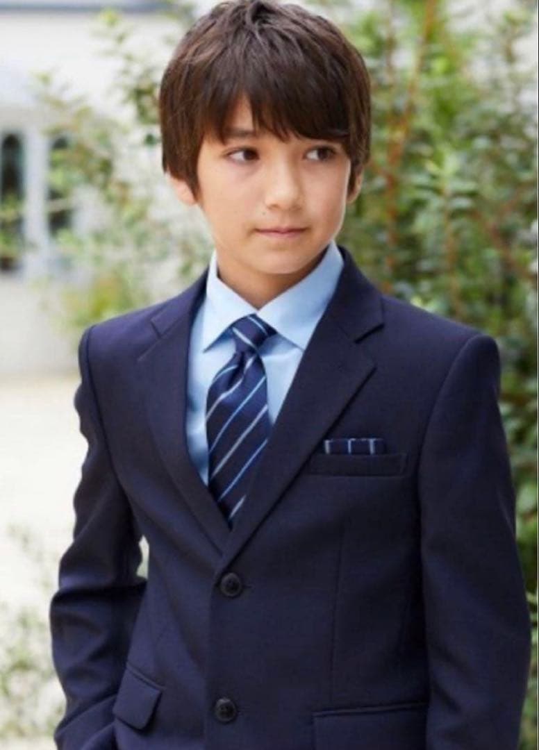 男の子　フォーマルスーツ160 ネイビー