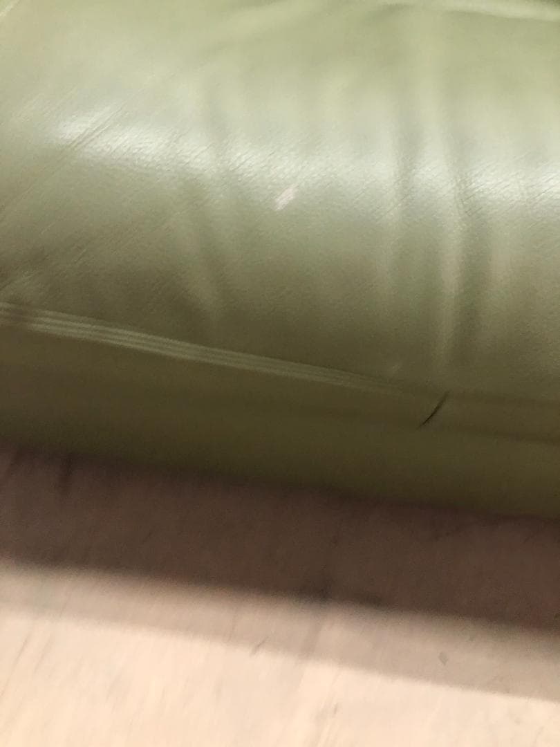 カリモク チターノ　 ソファ3　人掛け　本革　グリーン　1109-2