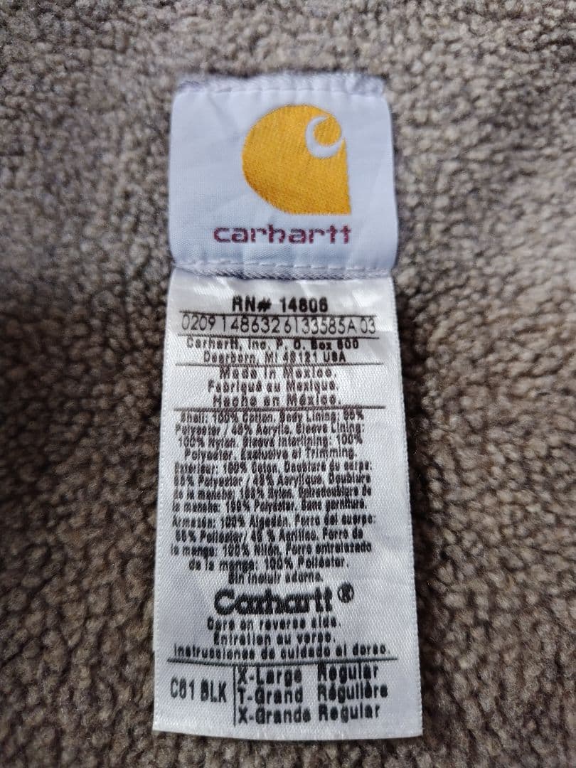 即決割！【美品】Carhartt リッジコート ブラック フェード