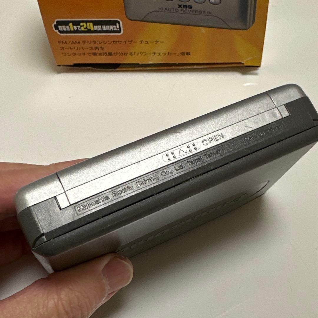 【美品DE修復品】Panasonic ラジカセ プレーヤー RQ-E30V-S