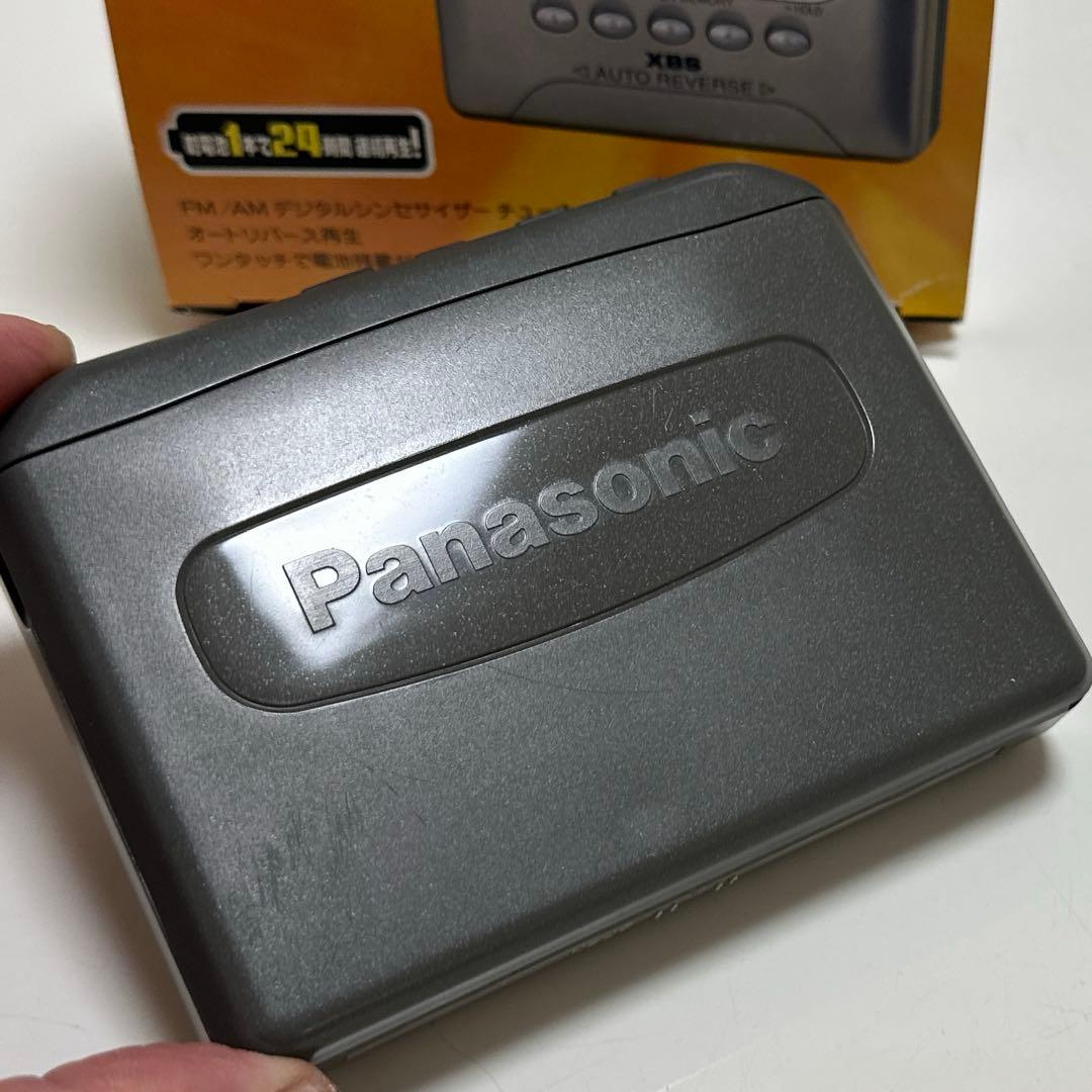 【美品DE修復品】Panasonic ラジカセ プレーヤー RQ-E30V-S