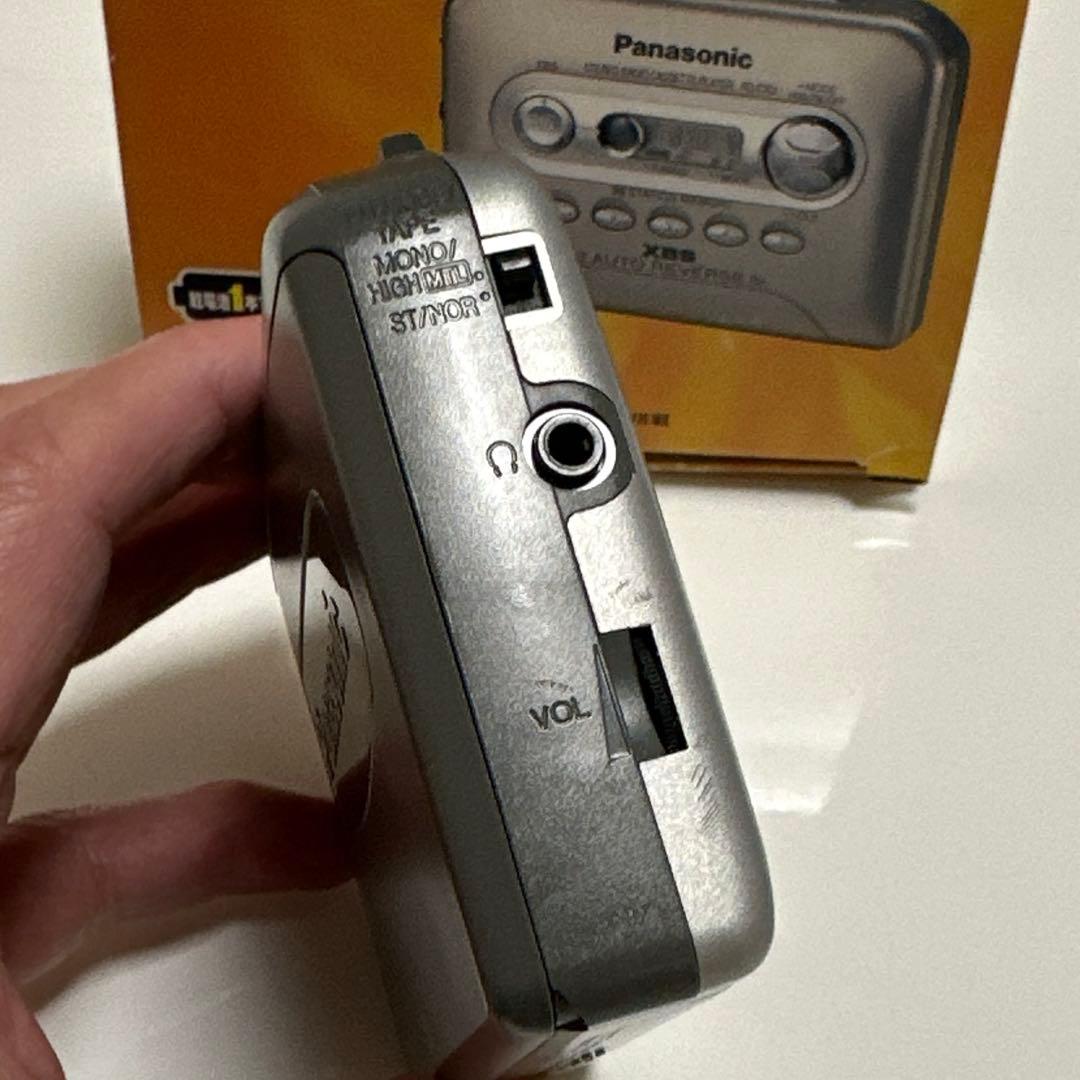 【美品DE修復品】Panasonic ラジカセ プレーヤー RQ-E30V-S