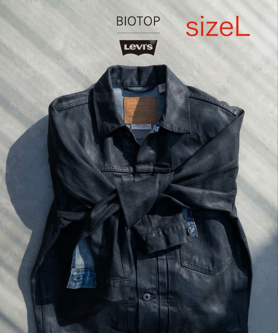 LEVI’S × BIOTOP 26SS Trucker Black サイズL