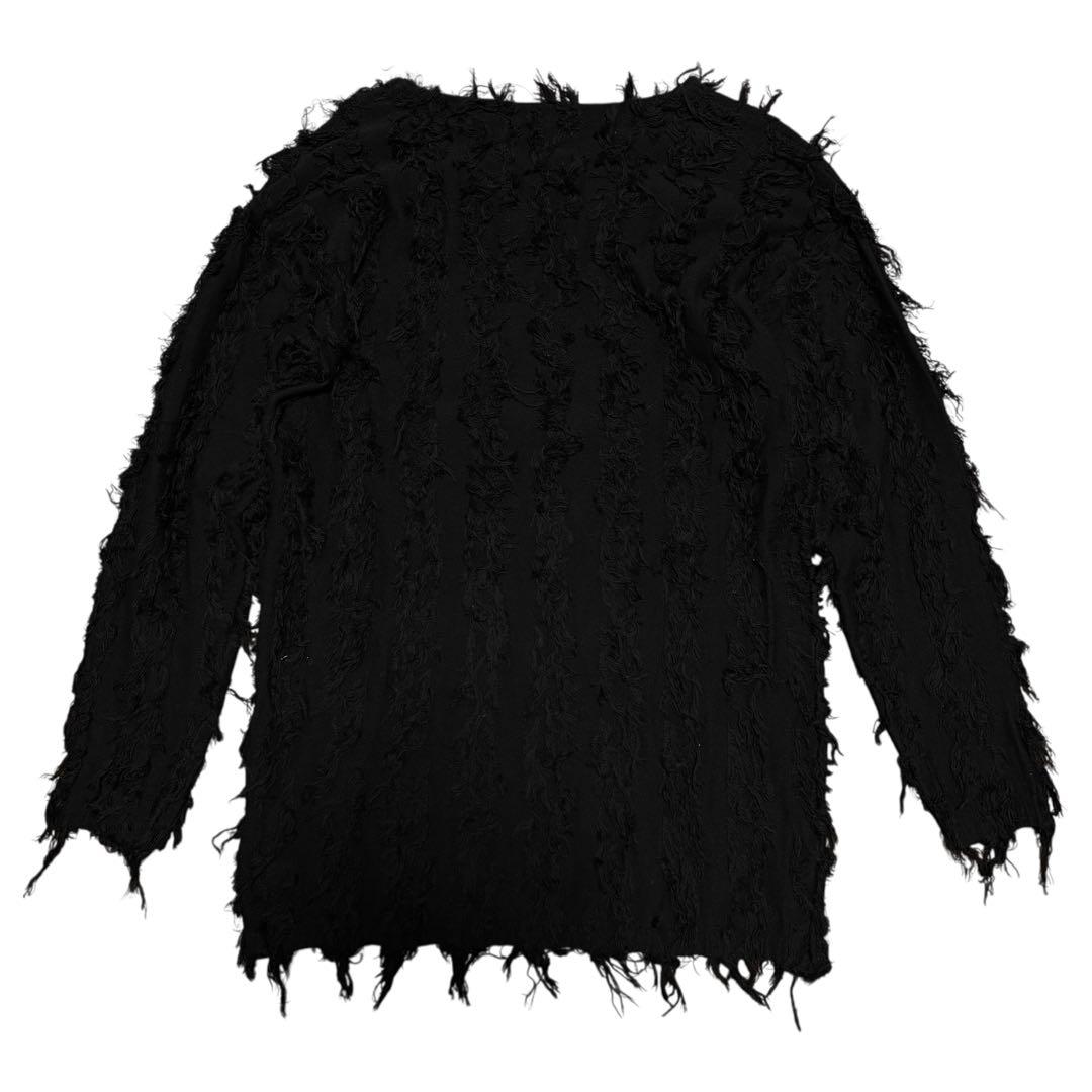 CIVARIZE Y2K フリンジニット ブラック メンズ 46 Mサイズ相当