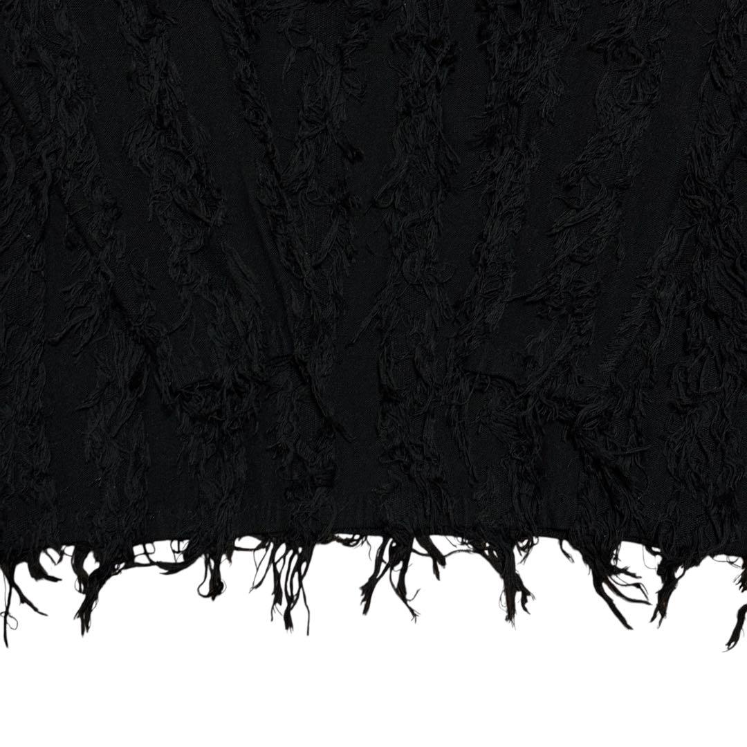 CIVARIZE Y2K フリンジニット ブラック メンズ 46 Mサイズ相当
