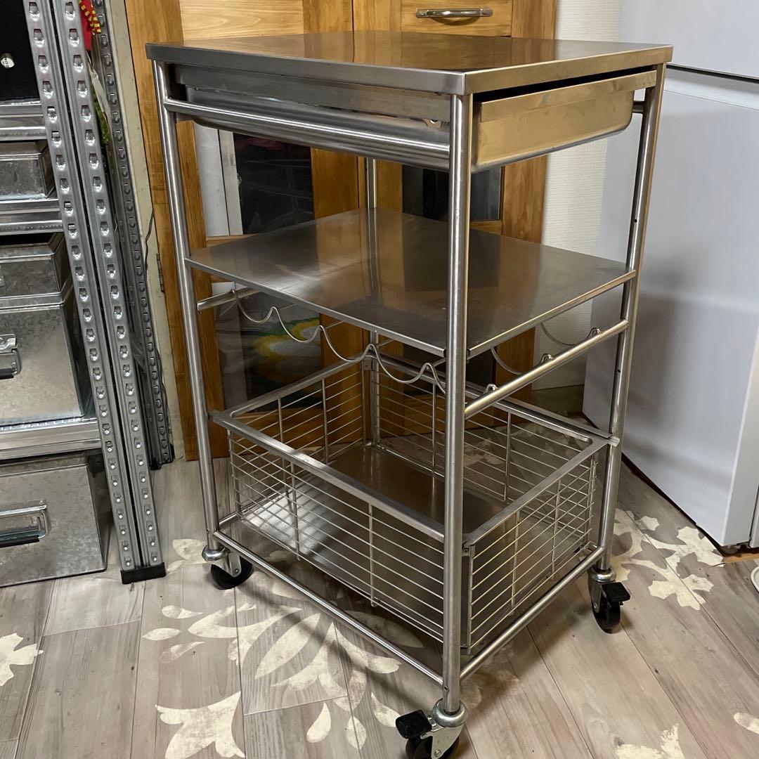 IKEA イケア GRUNDTAL グルンダール ステンレスワゴン