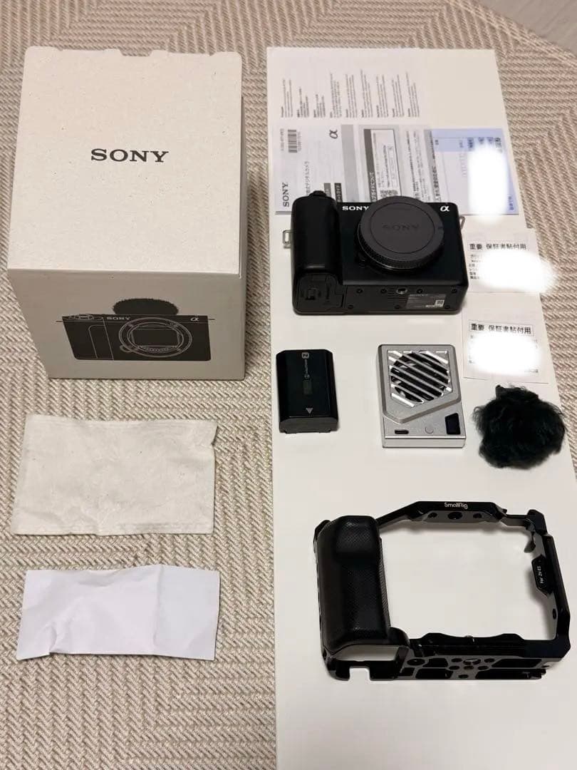 SONY ZV-E1 ／SmallRig ケージ・ULANZI 冷却ファン付
