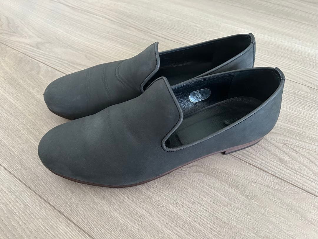 evam eva レザースリッポンシューズ 38 スミ