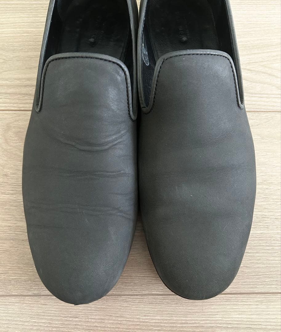 evam eva レザースリッポンシューズ 38 スミ