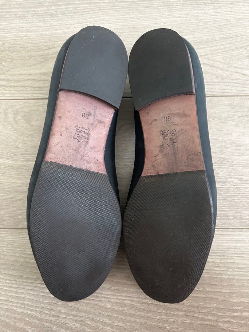 evam eva レザースリッポンシューズ 38 スミ