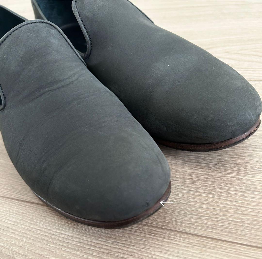 evam eva レザースリッポンシューズ 38 スミ