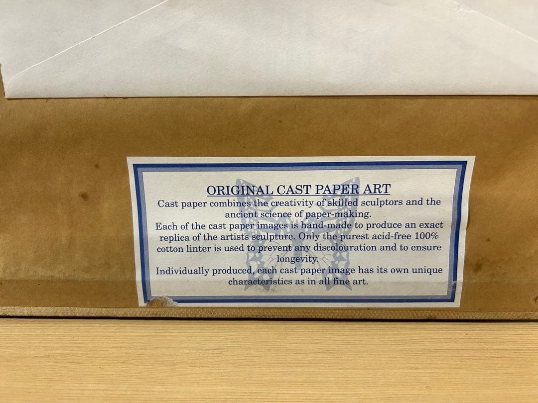 オルカ彫刻額縁　カナダMAZDAマツダ