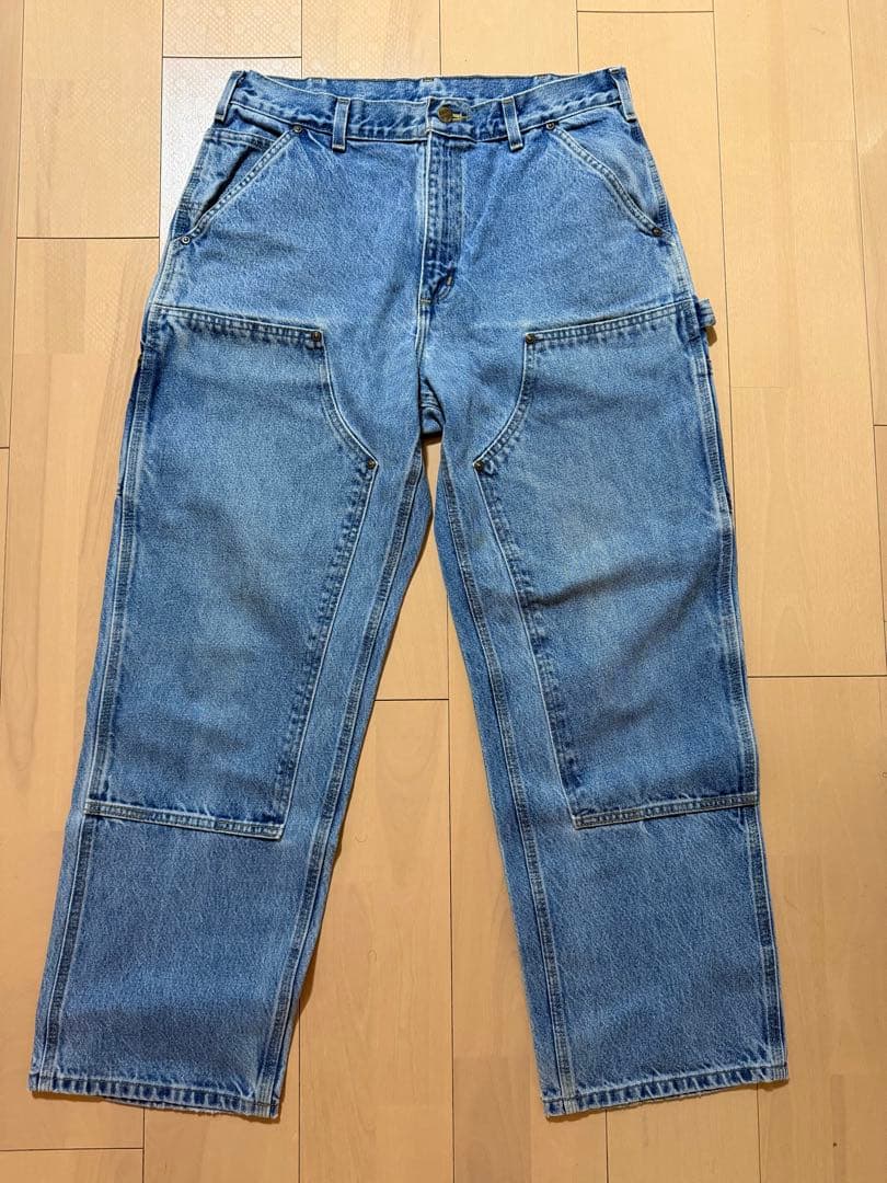 断*K様 Carhartt カーハート ダブルニーデニム メキシコ製 W34 L