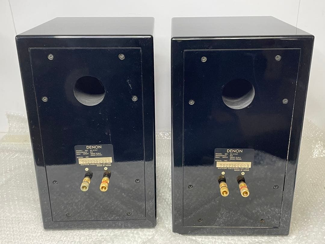 DENON SC-E757 スピーカー ペア 2本セット 日本製