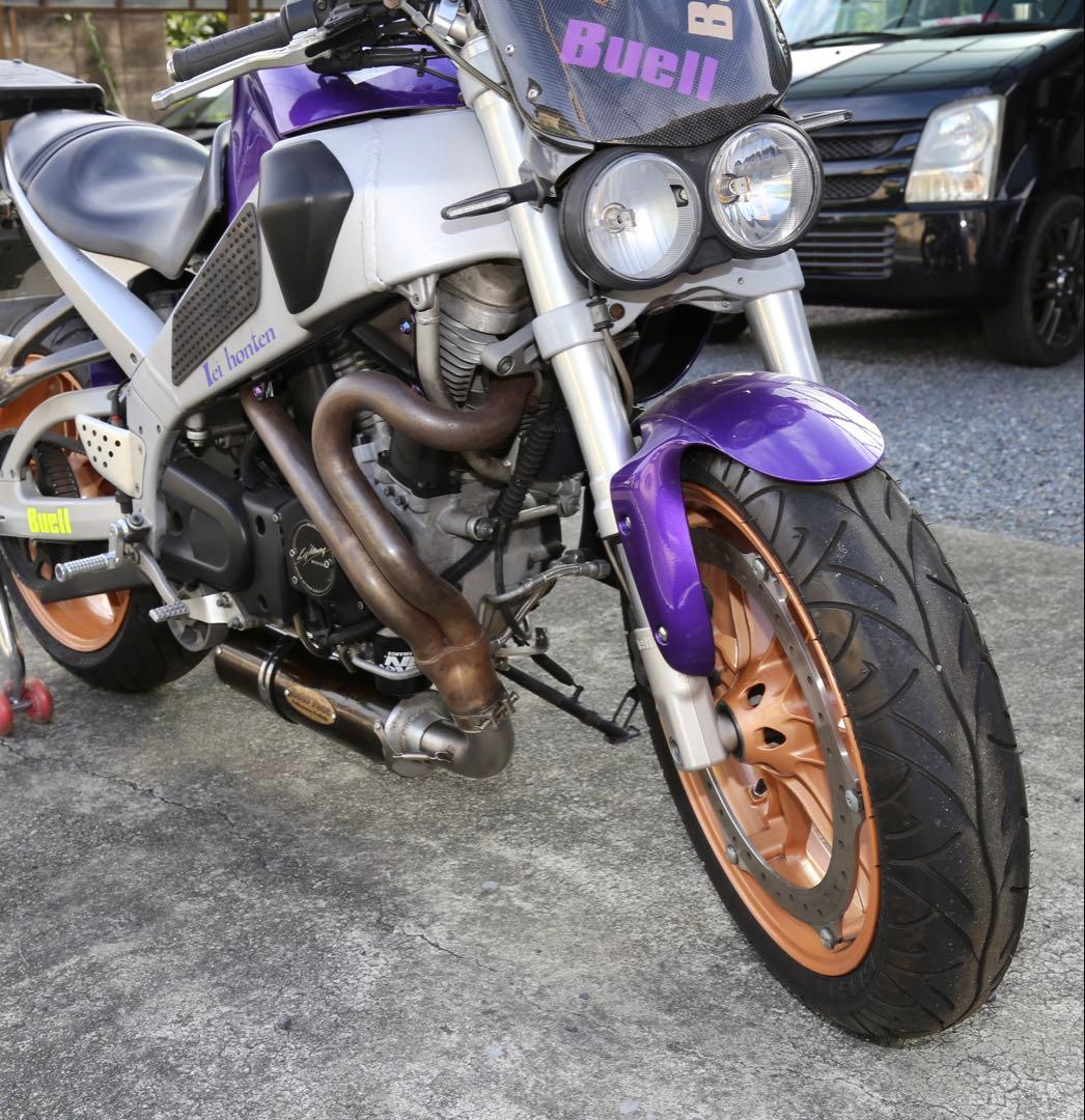 Buell XB12 9マフラーエキパイ約60パイ適合Baby Face中古