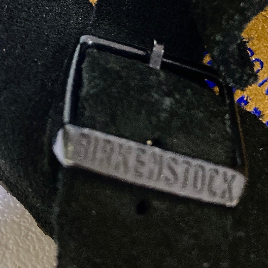 ビルケンシュトック ボストン サボサンダル スエード ソフトヘッド 黒 25