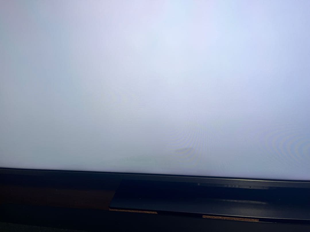 REGZA 55V Z670K 4K液晶テレビ下部に少し焼き付き有り