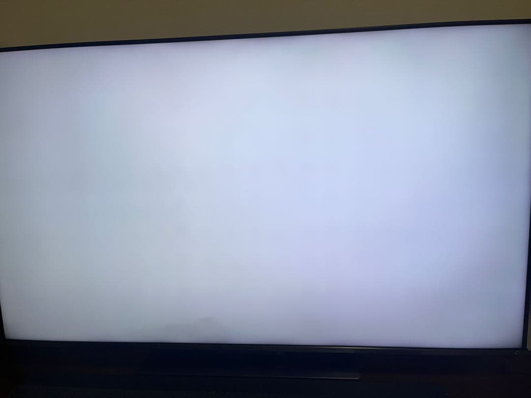 REGZA 55V Z670K 4K液晶テレビ下部に少し焼き付き有り