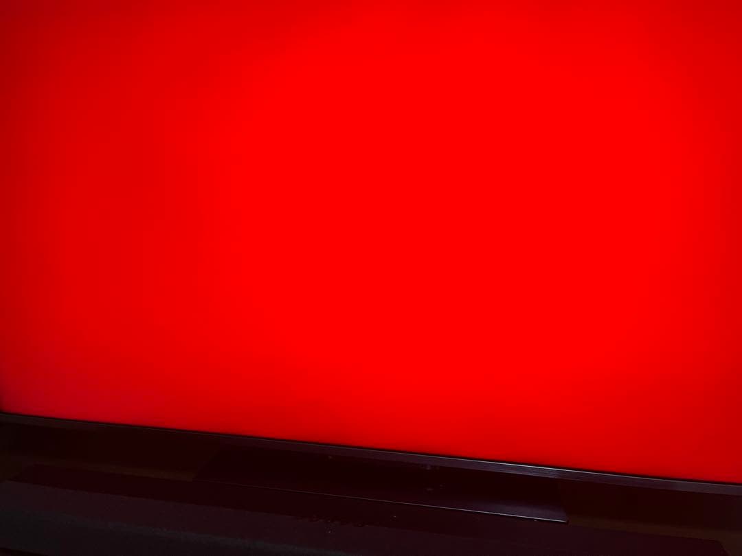 REGZA 55V Z670K 4K液晶テレビ下部に少し焼き付き有り