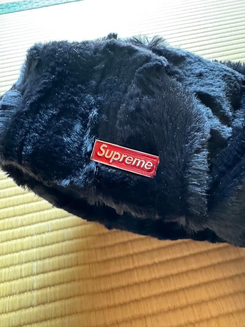 帽子 supreme Ushanka Hat black M/L