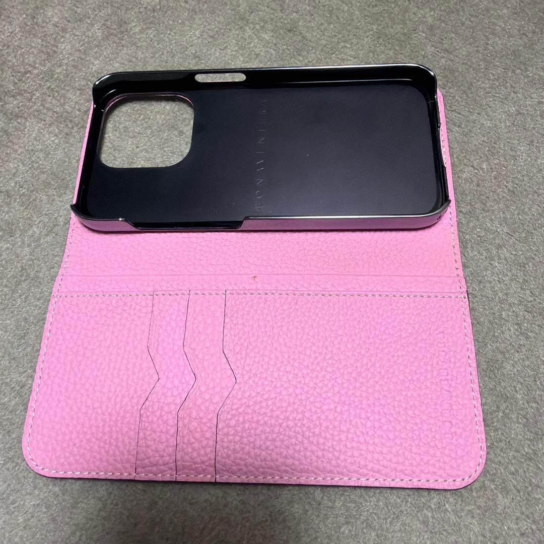美品！BONAVENTURA iPhone14proケース タッフィーピンク