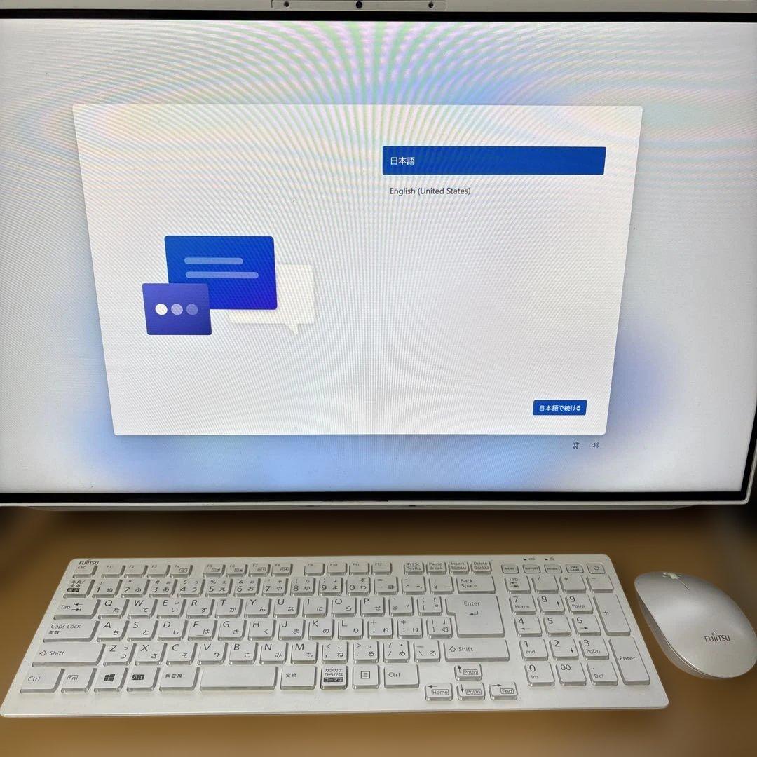 富士通 ESPRIMO WF1/G3（型番：FMVFH01003） 初期化済