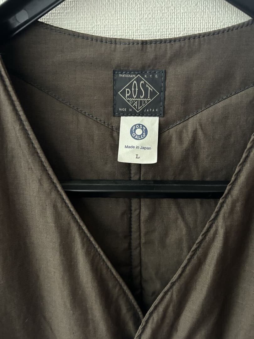Post Overalls エンドオンエンド中綿ベスト／カバーオールo’alls