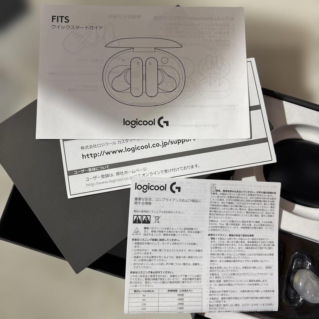 未使用品　ロジクールG ワイヤレスイヤホン G FITS