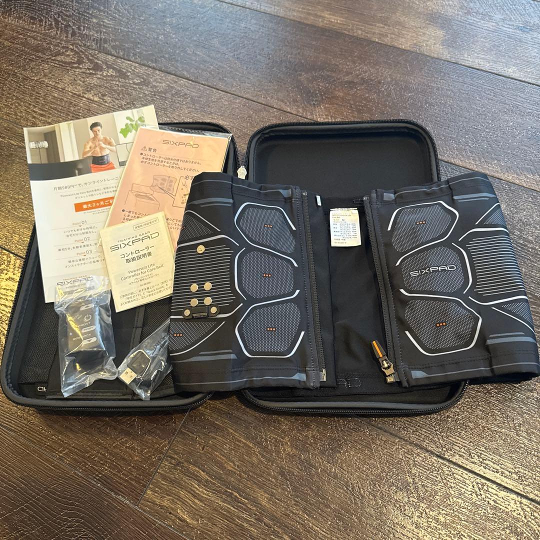 【新品未使用】 シックスパッド パワースーツ コアベルト　サイズM