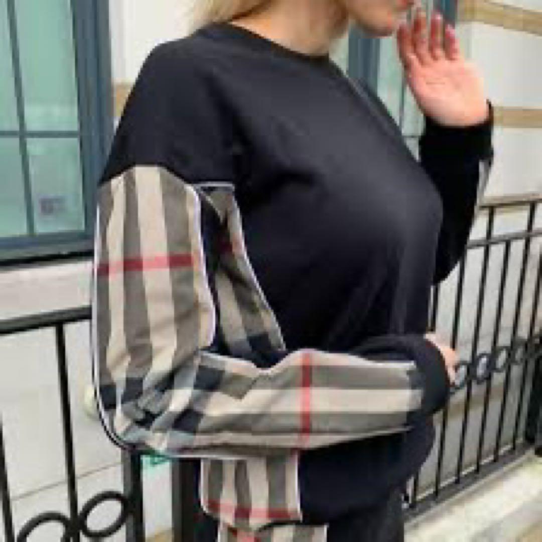 BURBERRY バーバリーロンドン ノバチェック スウェット XS〜S