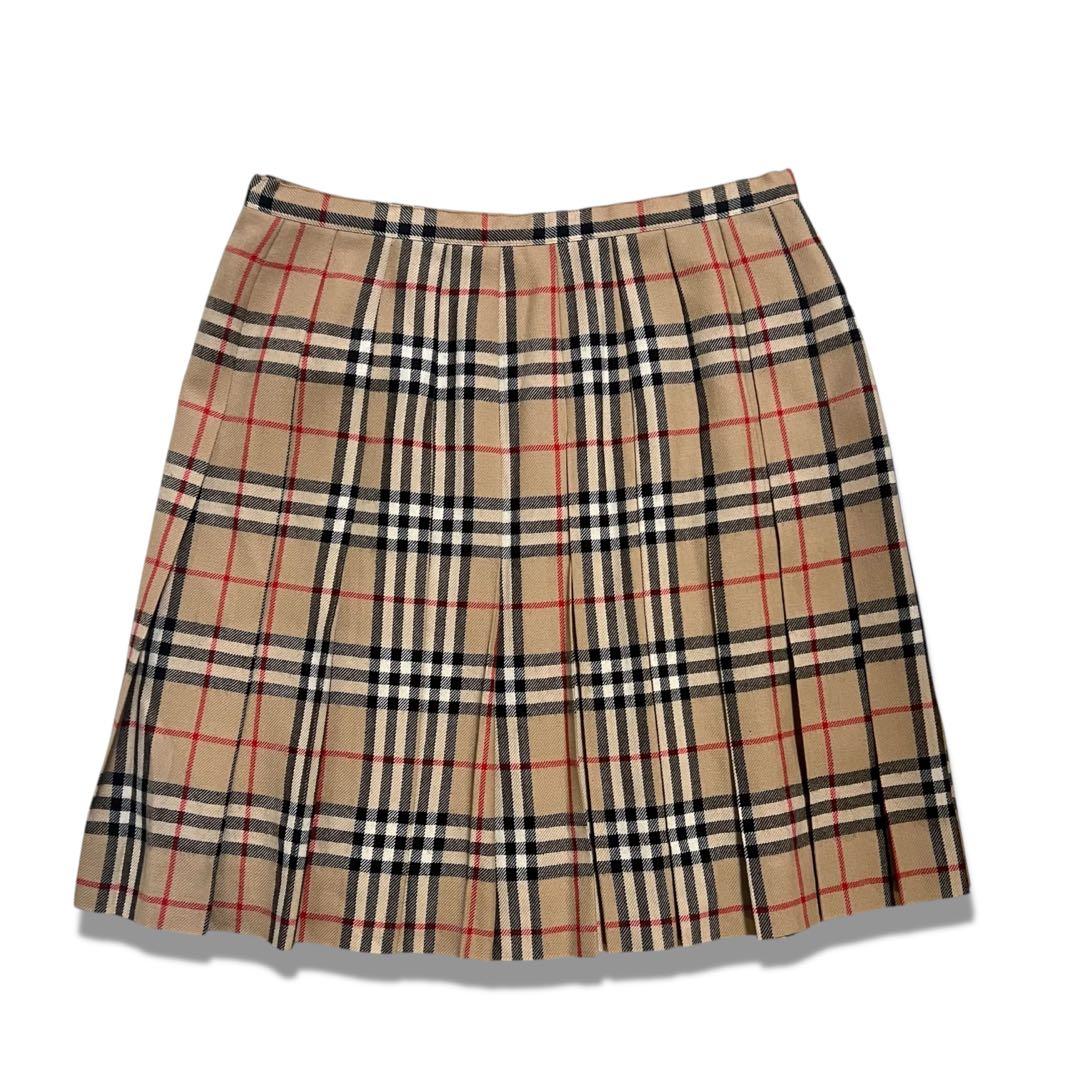 美品 大人気 BURBERRY ブルーレーベル 巻きスカート ノバチェック 36