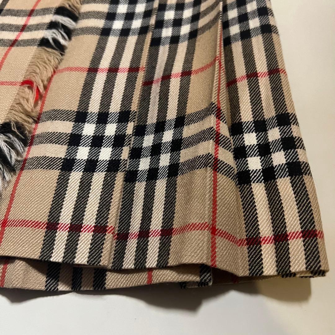 美品 大人気 BURBERRY ブルーレーベル 巻きスカート ノバチェック 36