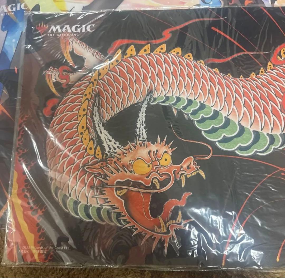 MTG プレイマット 30th シヴ山のドラゴン　邪悪を打ち砕く　紅蓮破