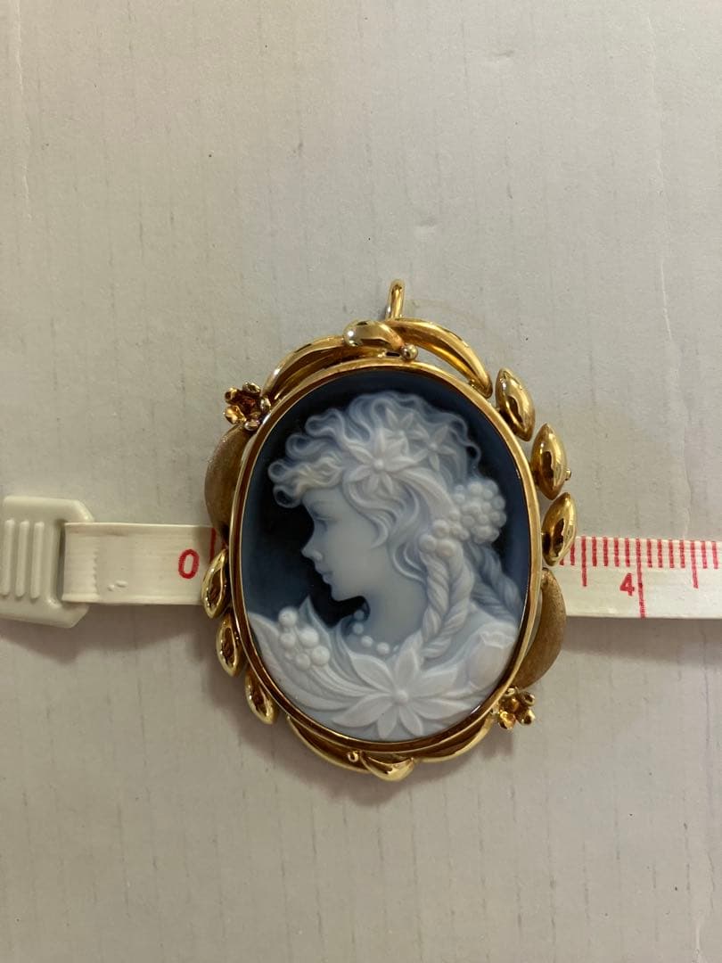 カメオブローチ・ペンダント F.W 