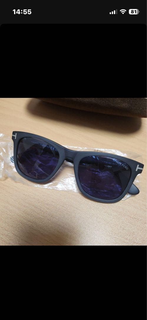 マ*ー様 TOM FORD グレー スクエアサングラス