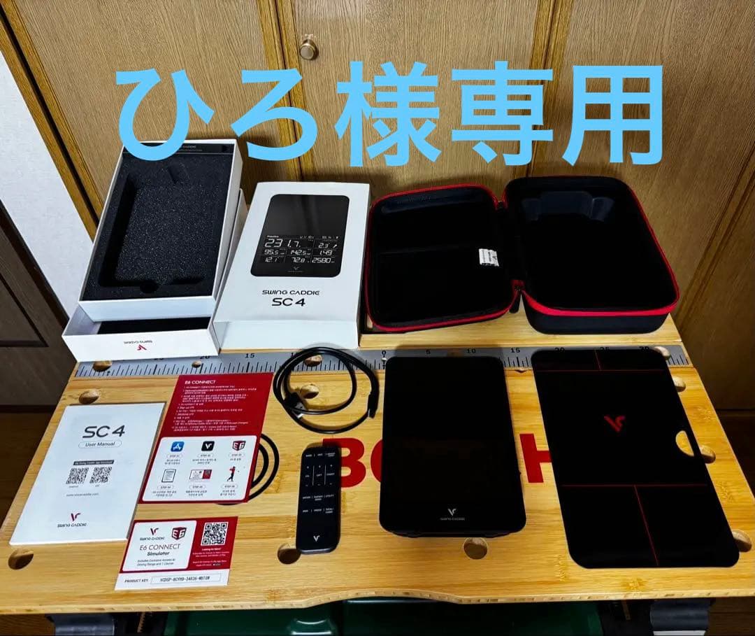 【美品】ボイスキャディ 弾道測定器 スイングキャディ SC4 専用ケース付