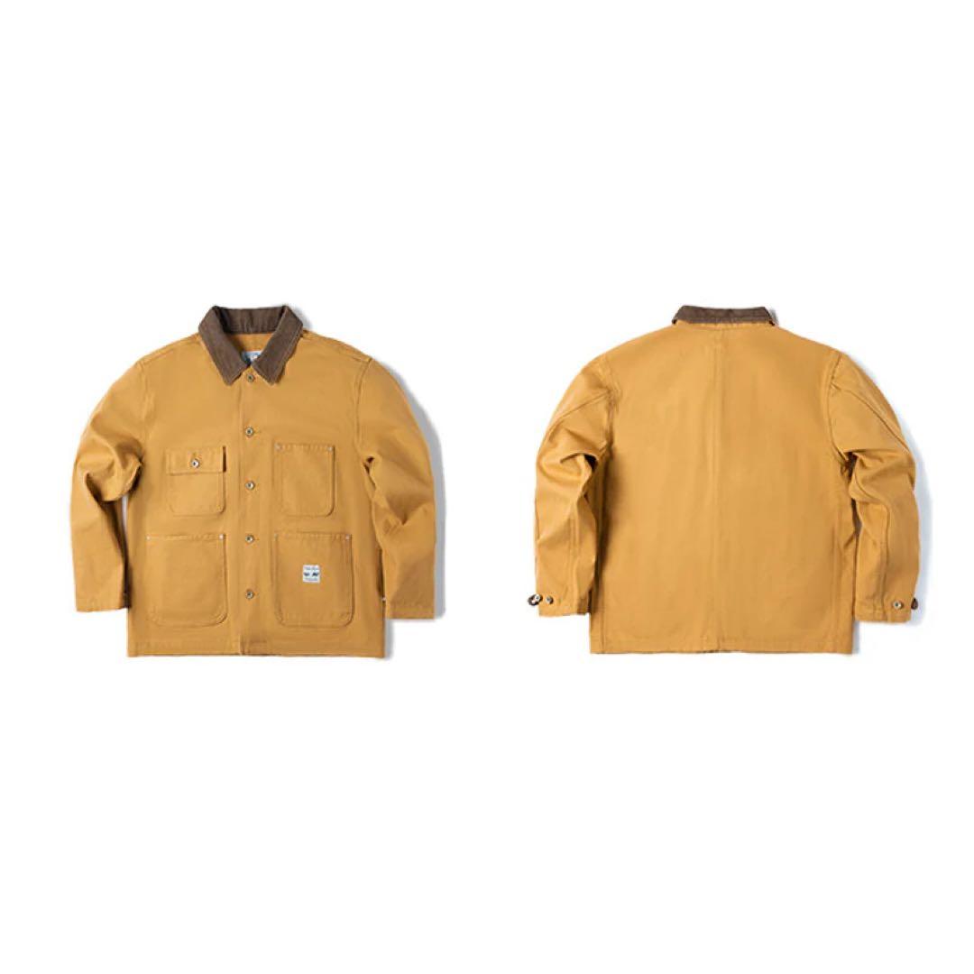 【新品タグ付】karaku 襟コーデュロイ カバーオール チョアコート