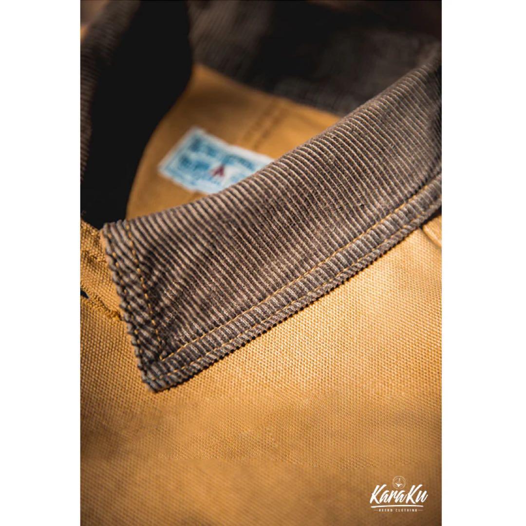 【新品タグ付】karaku 襟コーデュロイ カバーオール チョアコート