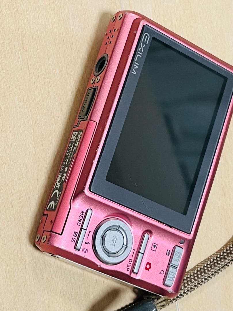 CASIO　カシオ　デジカメ　EX-Z75　ピンク　バッテリー付　動作確認済