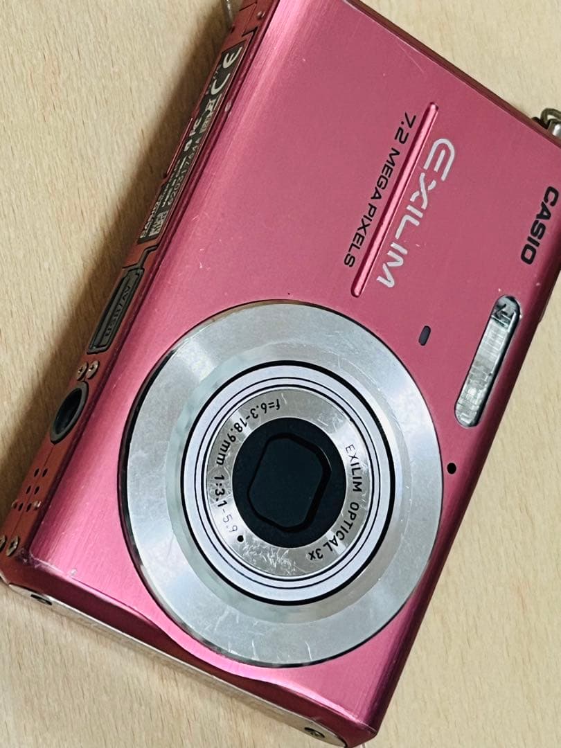 CASIO　カシオ　デジカメ　EX-Z75　ピンク　バッテリー付　動作確認済