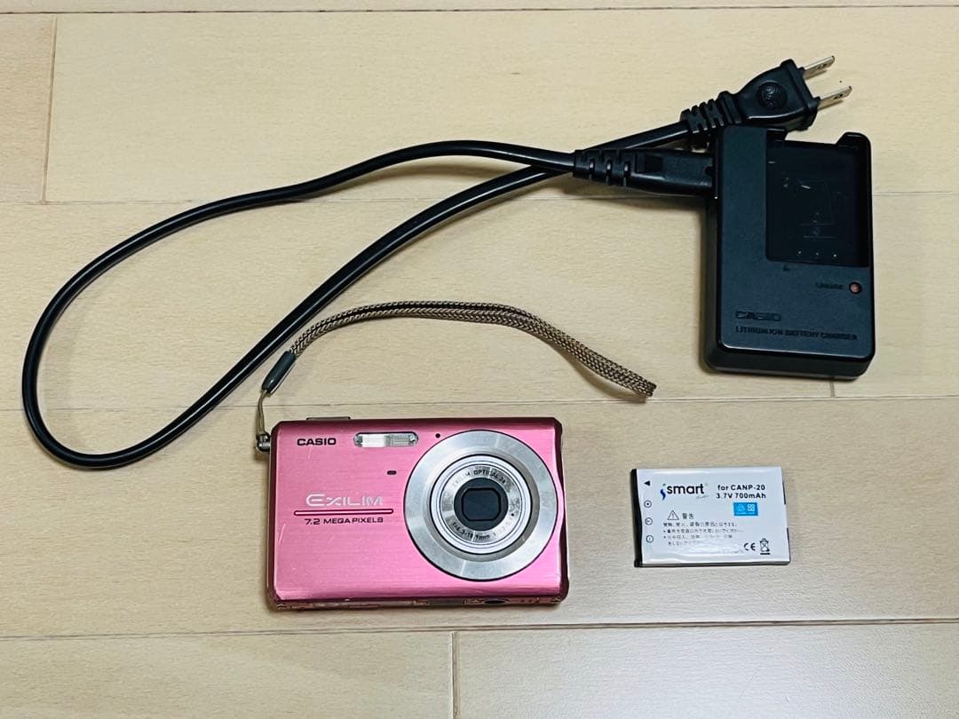 CASIO　カシオ　デジカメ　EX-Z75　ピンク　バッテリー付　動作確認済