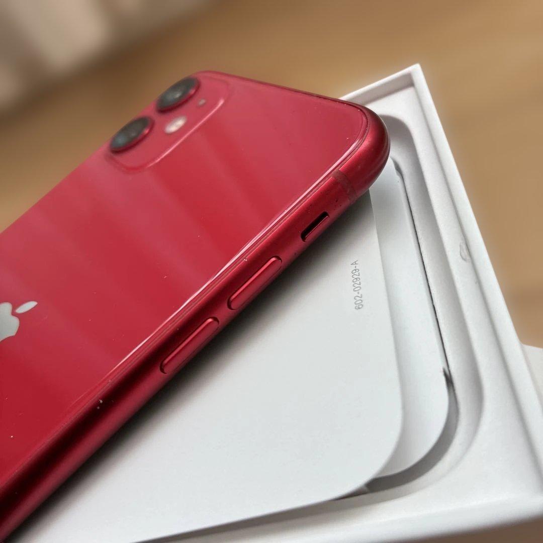 Apple iPhone 11 (PRODUCT(RED)) 本体 128G