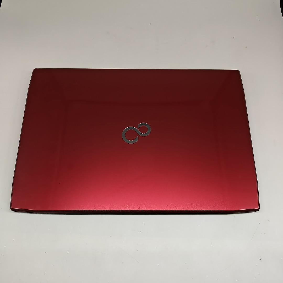 【富士通】AH53 爆速i7 SSD512GB 16GB レッド ノートPC