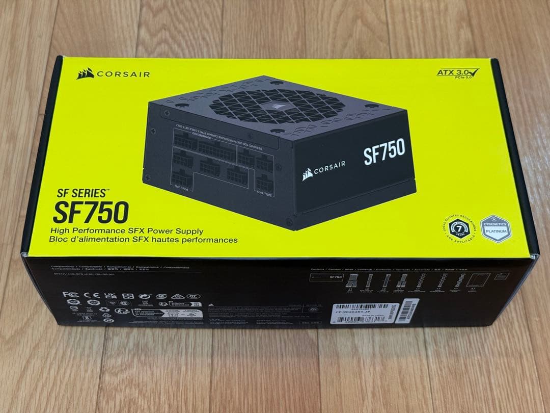 CORSAIR SF750 2024モデル750W SFX規格 PC電源ユニット