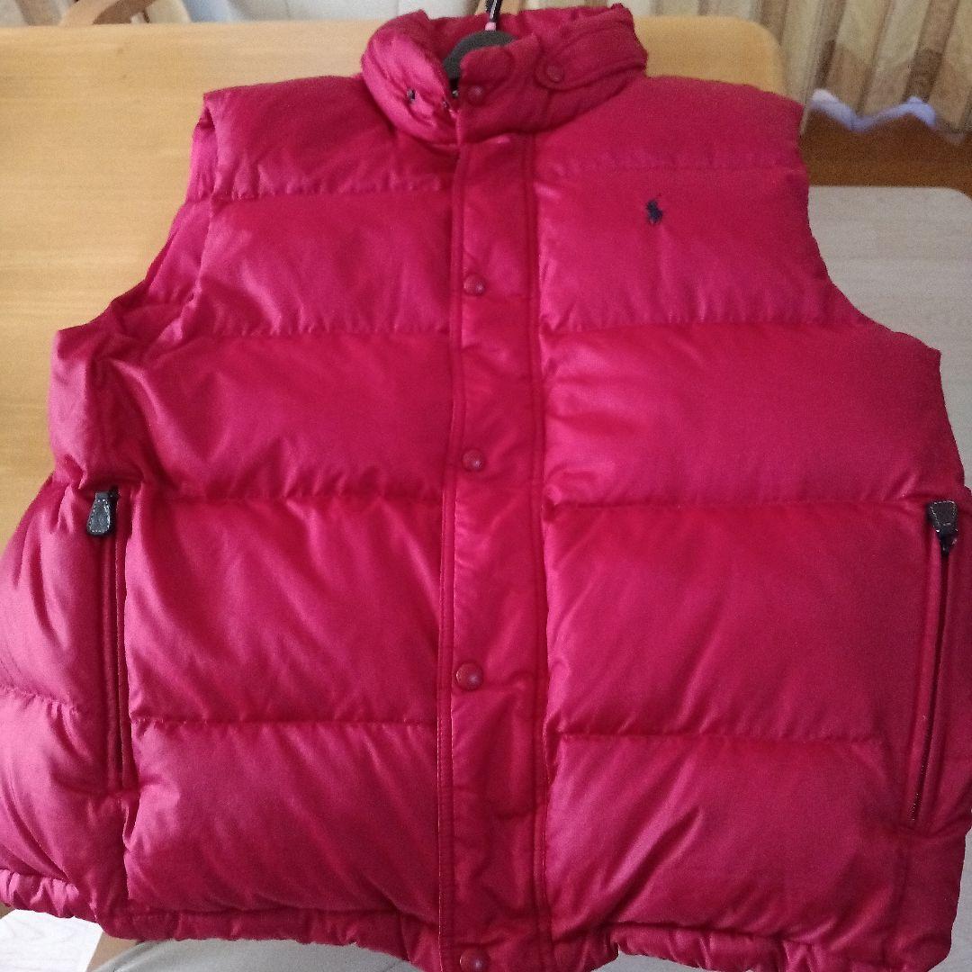 Polo by Ralph Lauren XL ダウンベスト 赤