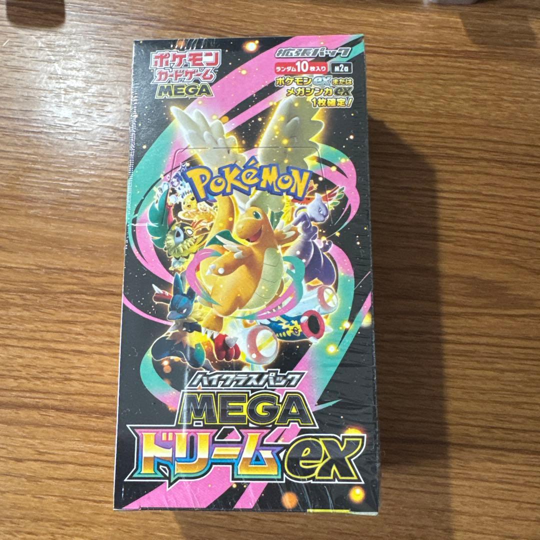 新品未開封シュリンク付きポケモンカード MEGAドリームex 1BOX