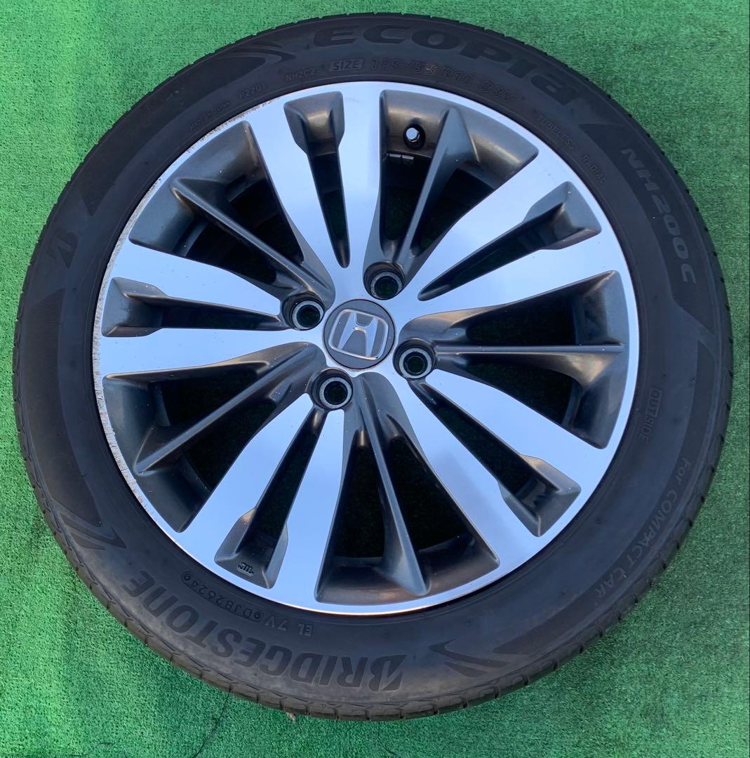 ホンダフィット 純正 16インチ& 185/55R16 BRIDGESTONE