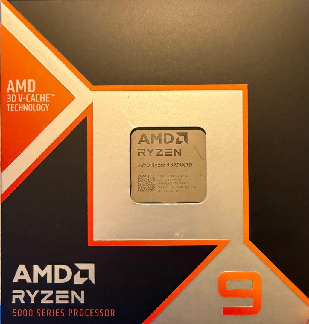 Ryzen 9 9950X3D 〔4.3GHz／Socket AM5〕